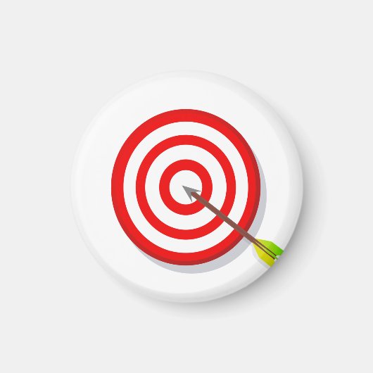 Bull's Eye Dart Board Magneet (Voorkant)