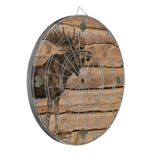 Bull's-eye Dart Board - omvang regelgeving Dartbord (Voorkant Links)