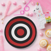 Bull's Eye Papieren Bordje (Feest)