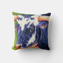 Bulls Eye Pillow - Rodeo Bull Kussen