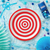 Bull's Eye snoep-gekleurd, doelwit Papieren Bordje (Feest)