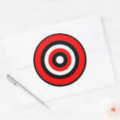 BULLS EYE-Sticker Ronde Sticker (Envelop)