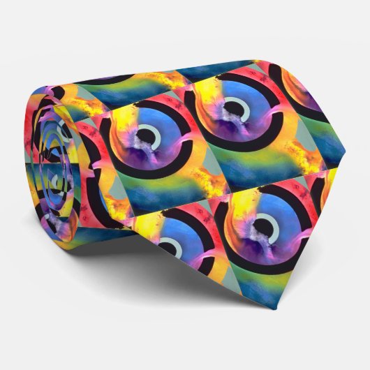 Bulls Eye Stropdas (Opgerold)