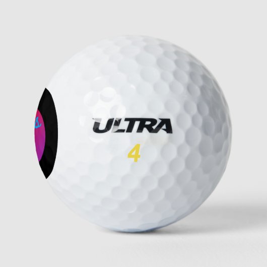 Bulls Eye Text >Golf Balls Golfballen (Logo)