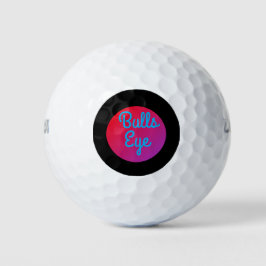 Bulls Eye Text >Golf Balls Golfballen