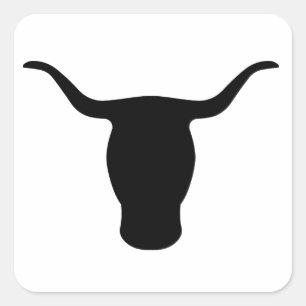 Bull's Head Vierkante Sticker