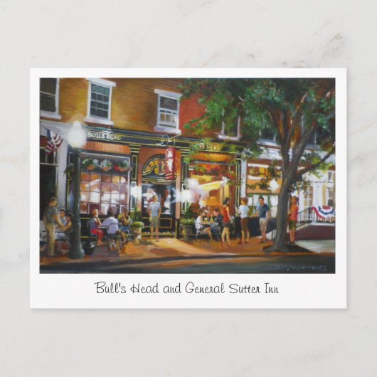 Bull's hoofdpostkaart briefkaart (Voorkant)