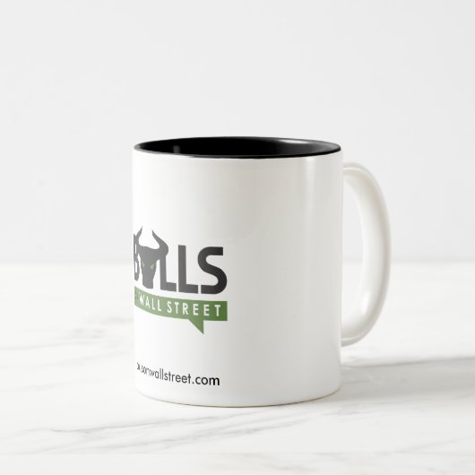 BULLS-Mok Tweekleurige Koffiemok (Voorkant rechts)