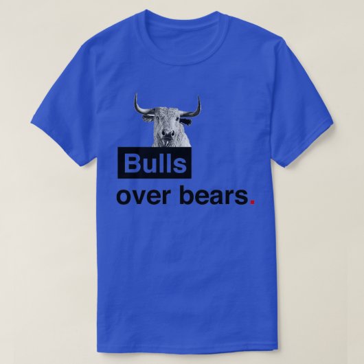 Bulls over Beren Wall Street T-shirt (Design voorkant)