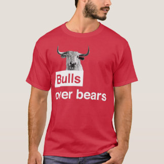 Bulls over Beren WallStreet Black T-shirt