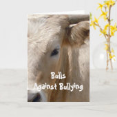 Bulls tegen pesten #5 van 7 verschillende kaart (Gele Bloem)