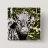 BULLS VIERKANTE BUTTON 5,1 CM (Voorkant)