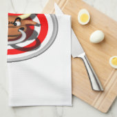 Bullseye 3 theedoek (Quarter Fold)