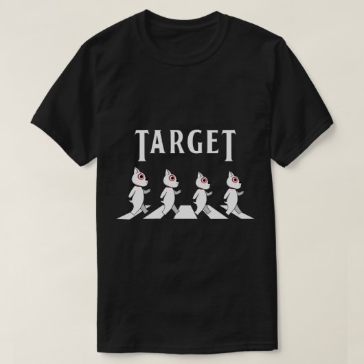 bullseye abbey road t-shirt (Design voorkant)