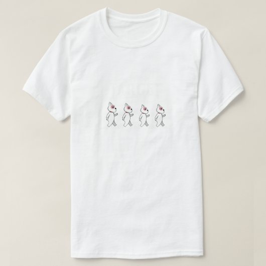 bullseye abbey road t-shirt (Design voorkant)