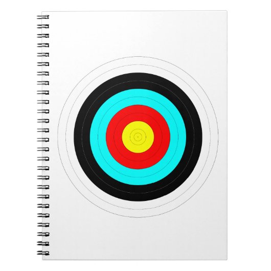 Bullseye Archery Target Notitieboek (Voorkant)