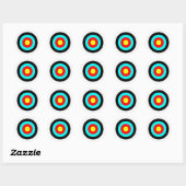 Bullseye Archery Target Ronde Sticker (Vel)