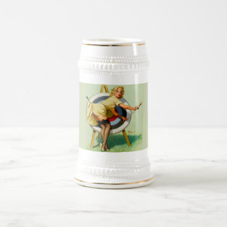  Bullseye Beer Stein Bierpul