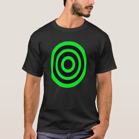 Bullseye Britse Roundel Dart Board Bulls Eye T-shirt (Voorkant)