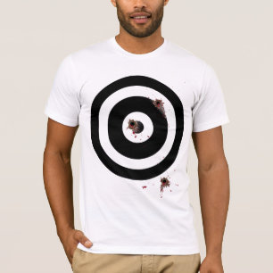 Bullseye Bullet Wounds (Donkere huid) T-shirt