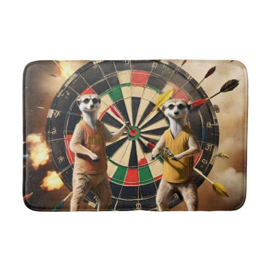 Bullseye Burrow: Meerkat Dart League, Badmat (Voorkant)