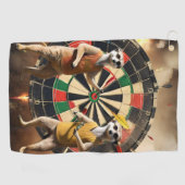 Bullseye Burrow: Meerkat Dart League, Golfhanddoek (Horizontaal)