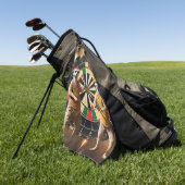 Bullseye Burrow: Meerkat Dart League, Golfhanddoek (Groen)