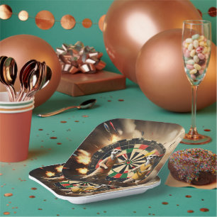 Bullseye Burrow: Meerkat Dart League, Papieren Bordje