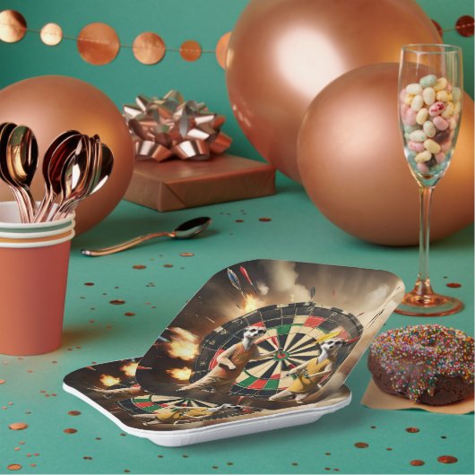 Bullseye Burrow: Meerkat Dart League, Papieren Bordje (Multi)