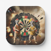 Bullseye Burrow: Meerkat Dart League, Papieren Bordje (Voorkant)