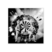 Bullseye Burrow: Meerkat Dart League, Rubberstempel (Afrduk)