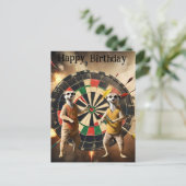 Bullseye Burrow: stokstaartpijlpunt Spelers, Verja Briefkaart (Staand voorkant)