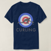 Bullseye Curling 3 T-shirt (Design voorkant)