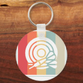 Bullseye Dart Board Dartboard Target Sleutelhanger (Voorkant)