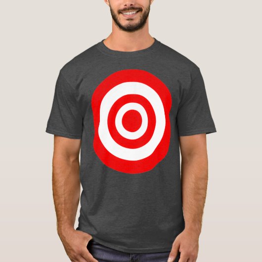 Bullseye Dart Board Dartboard Target T-shirt (Voorkant)