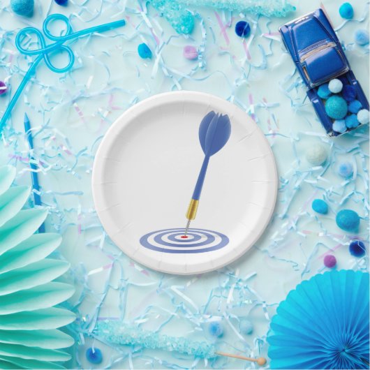 Bullseye Dart Papieren Bordje (Feest)