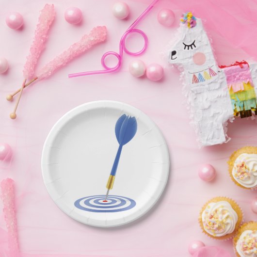 Bullseye Dart Papieren Bordje (Feest)