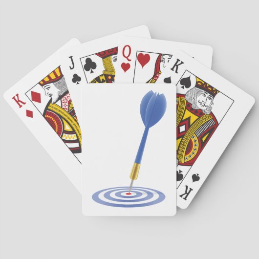 Bullseye Dart Pokerkaarten (Achterkant)