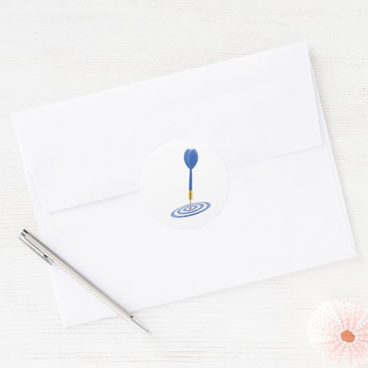 Bullseye Dart Ronde Sticker