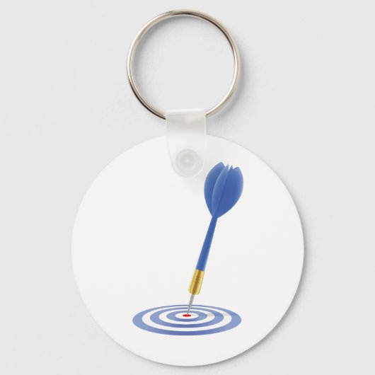 Bullseye Dart Sleutelhanger (Achterkant)