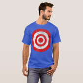 Bullseye Dartboard Dartboard Doel RAF stieren T-shirt (Voorkant volledig)