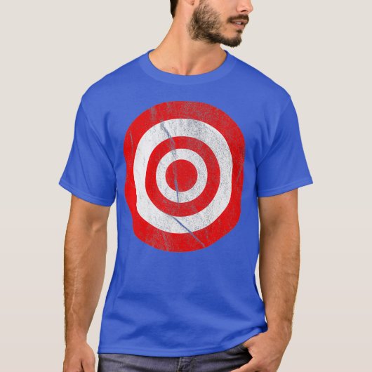 Bullseye Dartboard Dartboard Doel RAF stieren T-shirt (Voorkant)