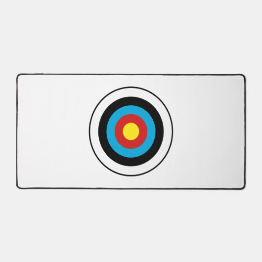 Bullseye-doelontwerp Bureaumat (Voorkant)