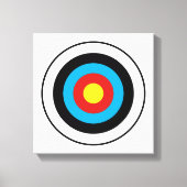 Bullseye-doelontwerp Canvas Afdruk (Voorkant)