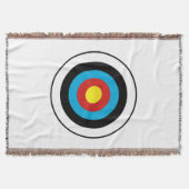 Bullseye-doelontwerp Deken (Voorkant)