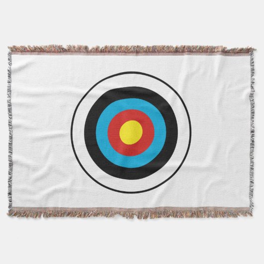 Bullseye-doelontwerp Deken (Voorkant)