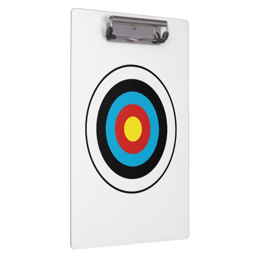 Bullseye-doelontwerp Klembord (Rechts)