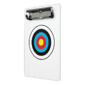 Bullseye-doelontwerp Mini Klembord (Angled2)