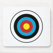 Bullseye-doelontwerp Muismat (Voorkant)