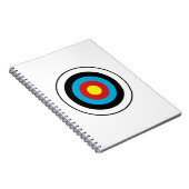 Bullseye-doelontwerp Notitieboek (Rechterzijde)